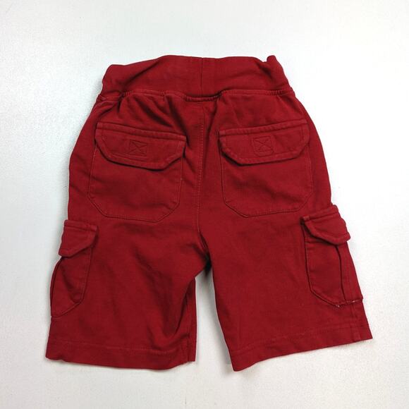 Jojo Maman Bebe Shorts Boys Sz 18-24m Red Long Bermuda Cargo - Picture 2 of 3